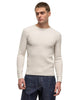 BEAMS Thermal Crew Neck Oatmeal, Sweaters