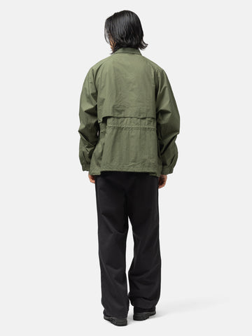 BEAMS Wide Basic Twill Easy Pants Black, Pants
