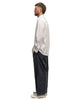 BEAMS Wide Chino Trousers Navy, Bottoms