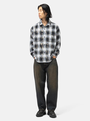 BEAMS Wide Denim Dusty Indigo, Jeans
