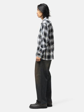 BEAMS Wide Denim Dusty Indigo, Jeans