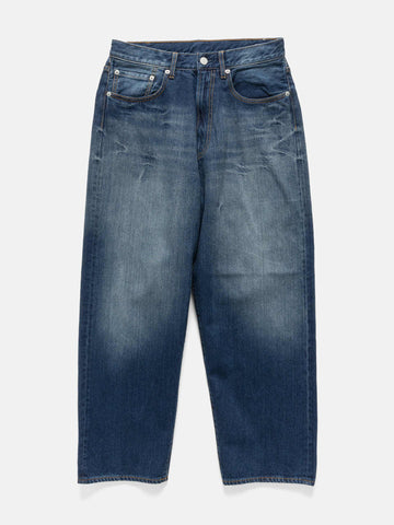 BEAMS Wide Denim Indigo Used, Jeans