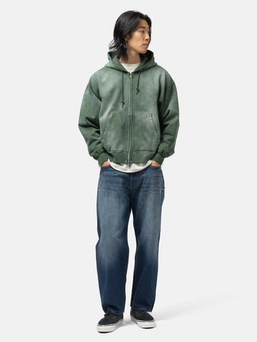 BEAMS Wide Denim Indigo Used, Jeans