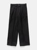 BEAMS Wide Slacks Black, Pants