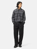 BEAMS Wide Slacks Black, Pants