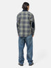 BEAMS Work Check Shirt Olive, Shirts