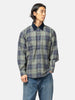 BEAMS Work Check Shirt Olive, Shirts
