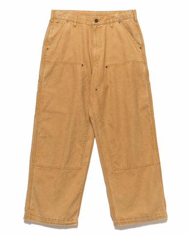 BEAMS Work Trousers Beige, Bottoms