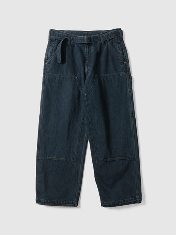 BEAMS the A HAVEN Exclusive Denim Double Knee Pant Sumi Rinse, Pants