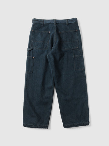 BEAMS the A HAVEN Exclusive Denim Double Knee Pant Sumi Rinse, Pants