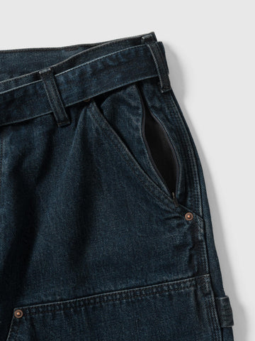 BEAMS the A HAVEN Exclusive Denim Double Knee Pant Sumi Rinse, Pants
