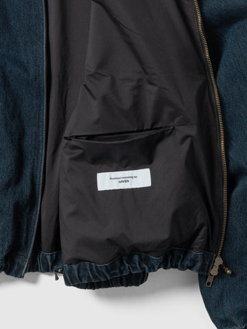 BEAMS the A HAVEN Exclusive Denim Work Blouson Sumi Rinse, Jackets