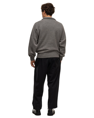 Batoner Backloop Camel Half Zip Grey, Sweaters