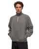 Batoner Backloop Camel Half Zip Grey, Sweaters