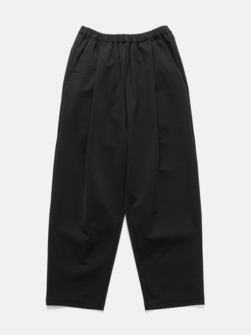 Batoner Cotton Nylon One Tuck Easy Pants Black, Pants