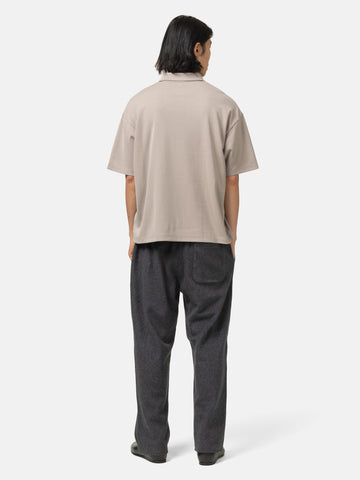 Batoner Milano Rib Half Zip T-Shirt Taupe, Polos