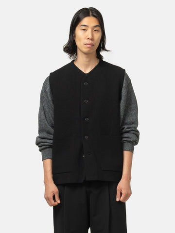 Batoner Milano Rib Vest Black, Vests