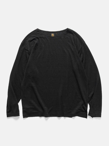 Batoner Normandy Linen Basque Shirt Black, T-Shirts