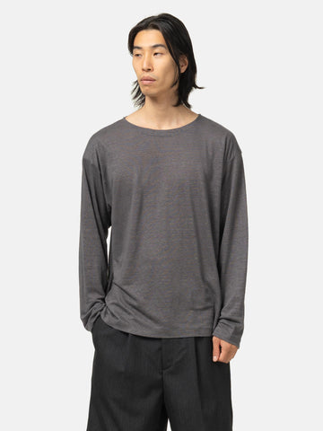 Batoner Normandy Linen Basque Shirt Gray, T-Shirts