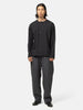 Batoner Slub Mix Sleeping Long Sleeve T-Shirt Black, T-Shirts