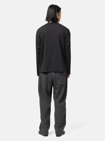 Batoner Slub Mix Sleeping Long Sleeve T-Shirt Black, T-Shirts