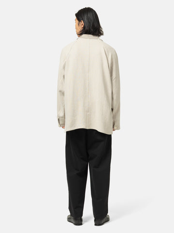 Batoner Ochiwata Linen Hopsack Coverall Natural, Jackets