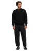 Batoner Pure Mohair Signature Crew Neck Black, Sweaters