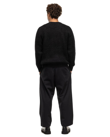 Batoner Pure Mohair Signature Crew Neck Black, Sweaters