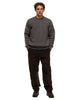 Batoner Pure Mohair Signature Crew Neck Grey, Sweaters