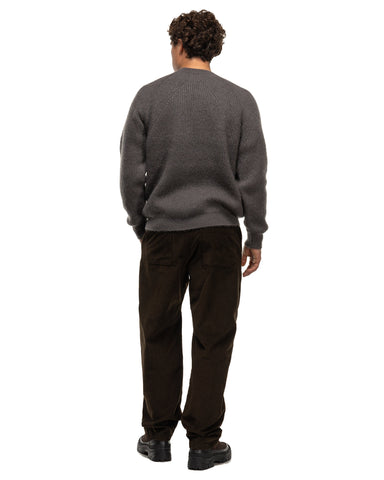 Batoner Pure Mohair Signature Crew Neck Grey, Sweaters