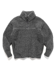 Batoner Shetland Boa Knit Blouson Grey, Outerwear