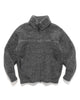 Batoner Shetland Boa Knit Blouson Grey, Outerwear