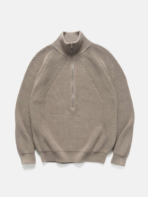 Batoner Signature Half Zip Beige, Sweaters