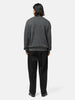 Batoner Washed High Count Linen Crew Neck Charcoal, Sweaters