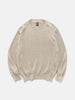 Batoner Washed High Count Linen Crew Neck Natural, Sweaters