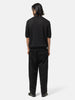 Batoner Washed High Count Linen Crew Neck Short Sleeve Black, T-Shirts