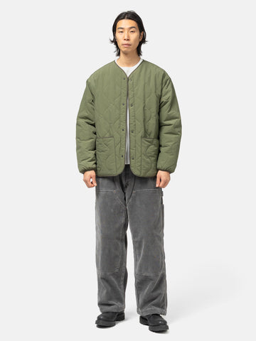 BEAMS Down Military Liner Olive, Liner