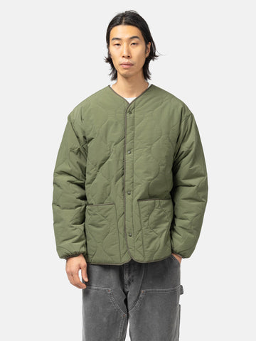 BEAMS Down Military Liner Olive, Liner