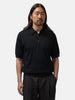 The A by BEAMS 16 Gauge Suvin Polo Black, Polos