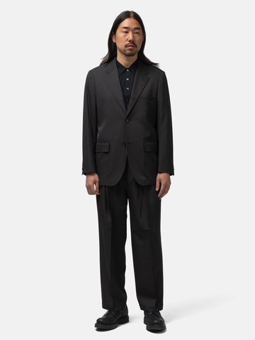 The A by BEAMS Wool Gabardine Easy Jacket Sumikuro, Jackets