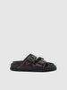 BIRKENSTOCK 1774 Arizona Leather Buckle Black, Mules