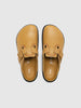 BIRKENSTOCK 1774 Boston Leather Buckle Mustard Brown, Mules