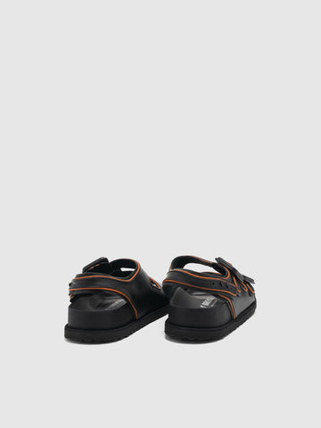BIRKENSTOCK 1774 Milano Leather Buckle Black, Mules