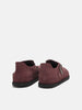 Rear view of the BIRKENSTOCK 1774 London Suede Deep Burgundy