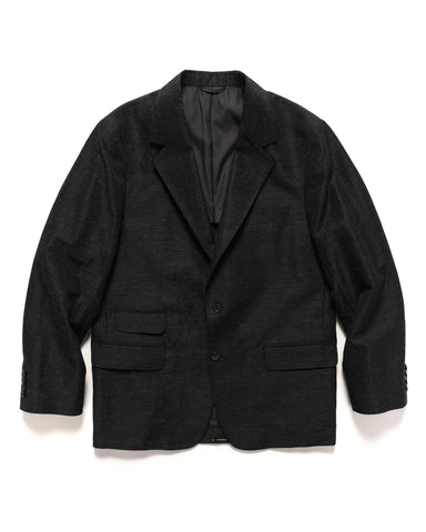 blurhms CO-R-Mohair 2B Jacket Heather Black, Outerwear