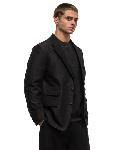 blurhms CO-R-Mohair 2B Jacket Heather Black, Outerwear