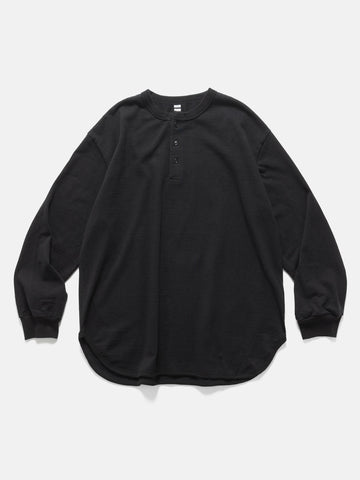 blurhms Co/Silk Nep Baseball Henley Black, Thermals