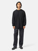 blurhms Co/Silk Nep Baseball Henley Black, Thermals