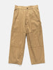 blurhms Cotton Serge Work Pants Khaki Beige, Pants