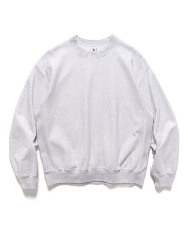 blurhms Soft & Hard Crew-Neck P/O Big Heather White, Sweaters